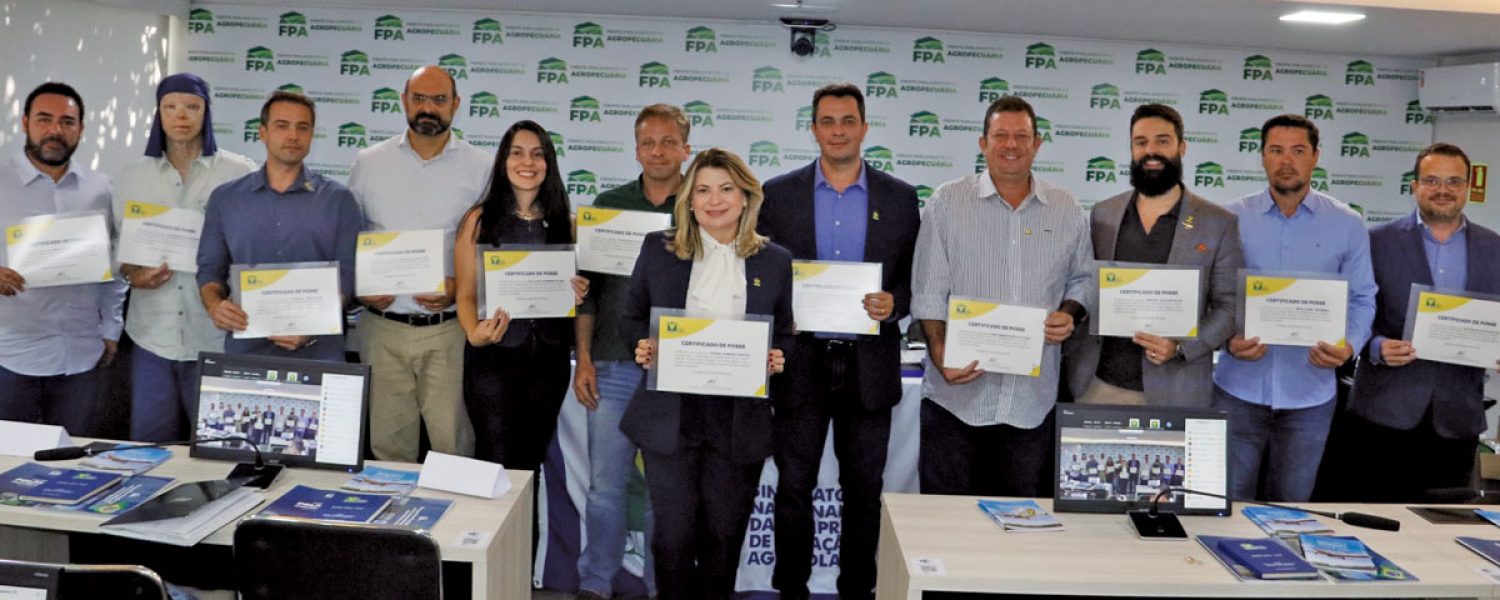 Posse conselho de administração do Sindag com diploma - vale esta