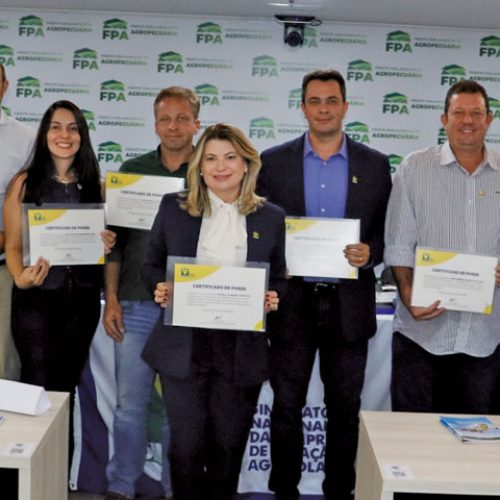 Posse conselho de administração do Sindag com diploma - vale esta